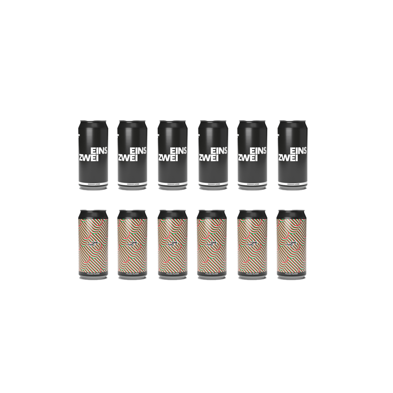 OneTwo - German Lager + Italian Pilsner - 12 pack