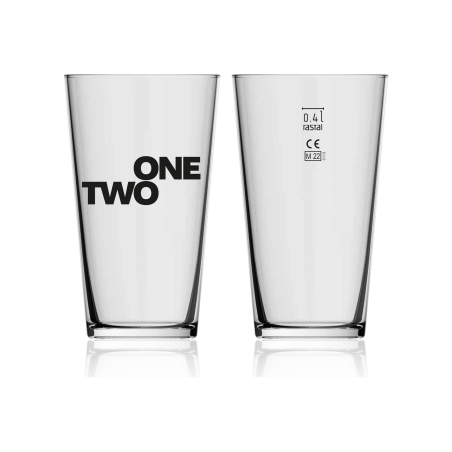 OneTwo Conical 40 cL Glass