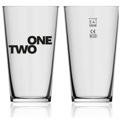 OneTwo Conical 40 cL Glass